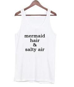 mermaid hair and salty air tank top