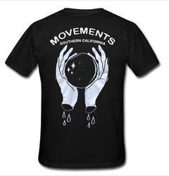 movements southern california T-shirt back