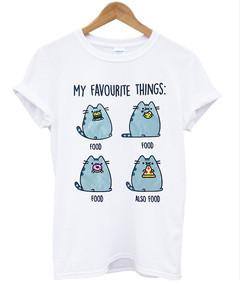 my favorite things pusheen T-shirt