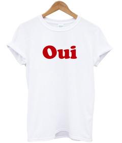 oui font T-shirt