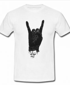 rock hand music T-shirt