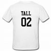 tall 02  T-shirt back