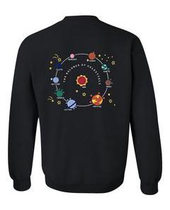 the balance of celestials sweatshirt back