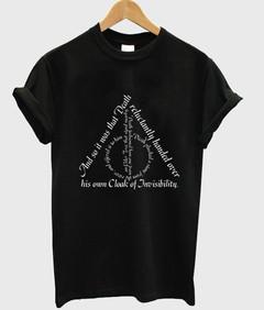 the deathly hallows and so it was that death T-shirt