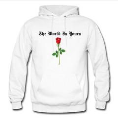 the world is yours hoodie