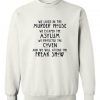 we lived in the murder house sweatshirt
