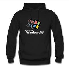 windows 98 logo hoodie