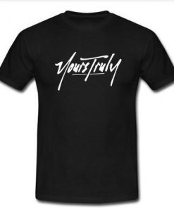 yours truly logo T-shirt