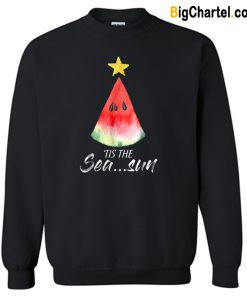Christmas In July Tis The Sea Sun Sweatshirt-Si
