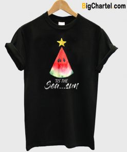 Christmas In July Tis The Sea Sun T-Shirt-Si