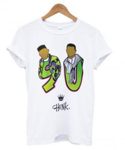 Chunk Fresh Prince 90 print Retro T shirt