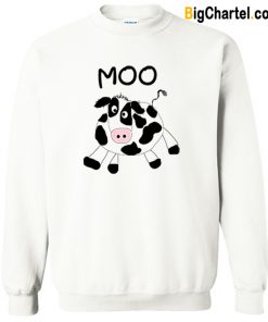 Cow Moo Sweatshirt-Si