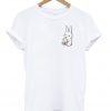 Cute Boba Loving Bunny T-Shirt-Si