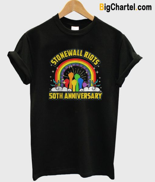 Gay Pride the Stonewall Riots 50th Anniversary T-Shirt-Si