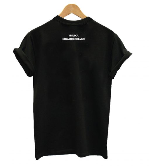 Mishka x Edward Colver Ian Mackaye Black T shirt1