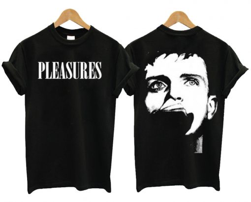 PLEASURES Ian Black T shirt
