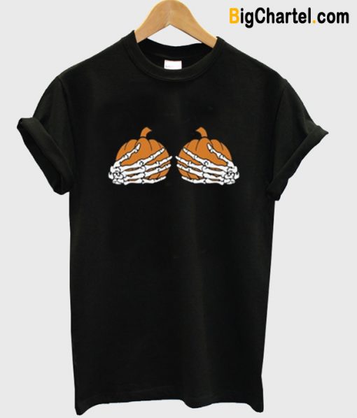Pumpkin Boobs T-Shirt-Si