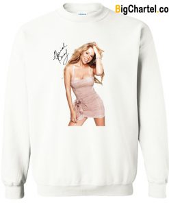 Signed Mariah Carey Autograph Signature Sweatshirt-Si