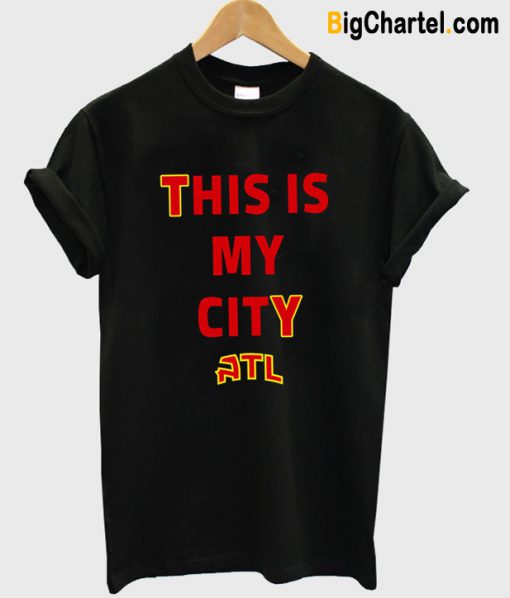Trae Young this is my city ATL T-shirt-Si