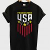 USA Soccer Jersey Womens Team T Shirt 2019 Cup T-Shirt-Si