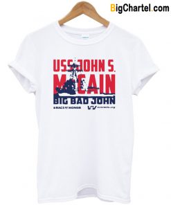 Uss John Mc Cain T-Shirt-Si