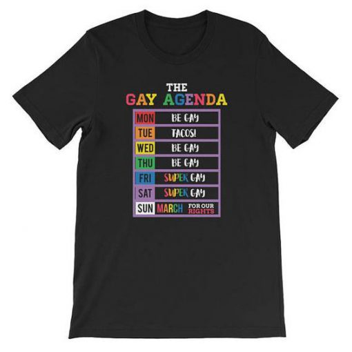 Gay Agenda T-Shirt AD01