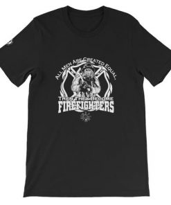 Men Become Firefighters Short-Sleeve Unisex T-Shirt