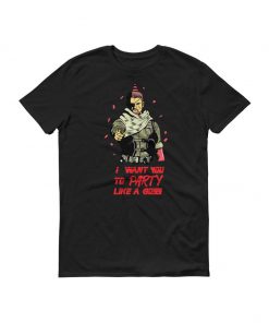 Metal Gear Solid Video Game Men T-Shirt - Party Like A Boss