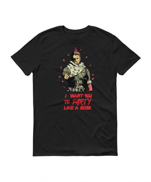 Metal Gear Solid Video Game Men T-Shirt - Party Like A Boss