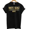 Nate Diaz Black Haymaker Tri-Blend T shirt