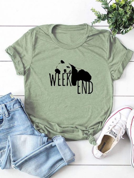 Panda Weekend T-Shirt