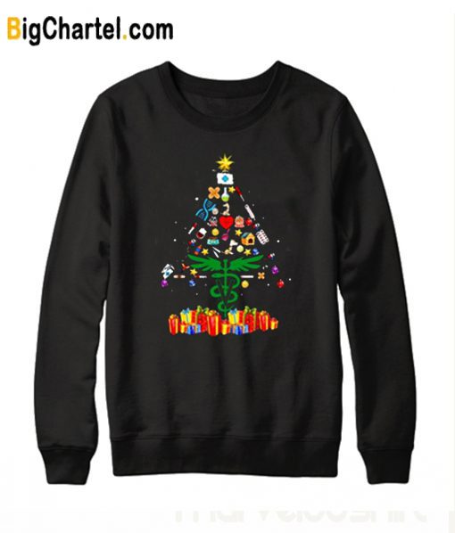 Christmas Nurse Tree Unisex adult Trending Sweatshirt