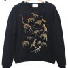 Dinosaur Skeleton Raglan Sweatshirt