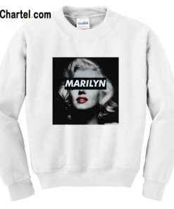 Red Lip Marilyn Monroe Sweatshirts