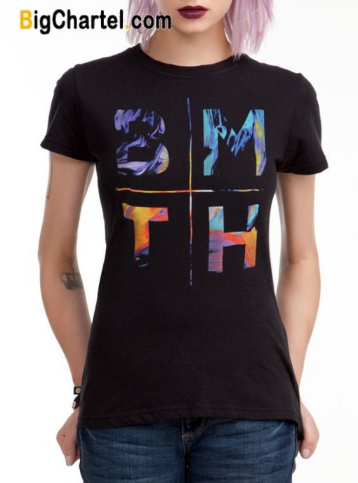 Bring Me The Horizon Stacked Letters Girls T-Shirt