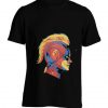 Captain Marvel Carol Danvers face T-shirt