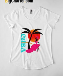Cuba Premium Scoop T-Shirt