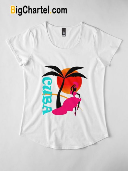 Cuba Premium Scoop T-Shirt