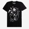 Death Rides A Black Cat T-Shirt