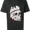 Hydrogen skull print T-shirt