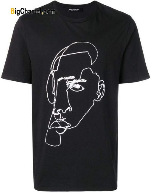 Neil Barrett Face Sketch T-shirt