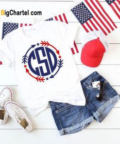 Patriotic Monogrammed T-Shirt