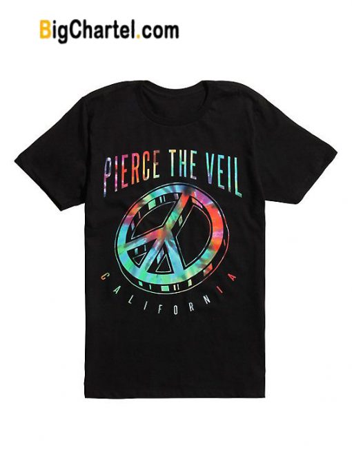 Pierce The Veil Tie Dye Peace T-Shirt