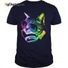 Rainbow Music Cat Shirt T-Shirt