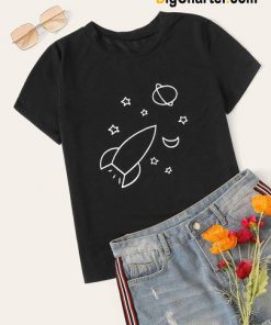 Rocket & Planet T-shirt