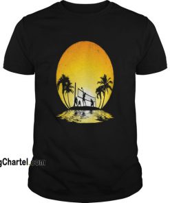 Sunset Beach Volleyball T Shirt