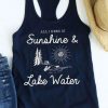 Sunshine And Lake Water Tank Top
