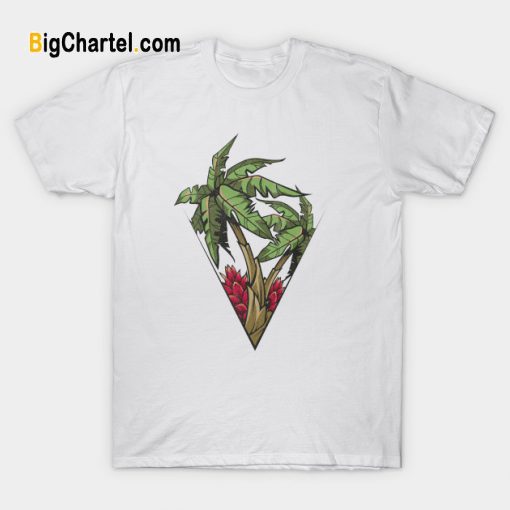 Tropical Beach Palm Trees T-Shirt