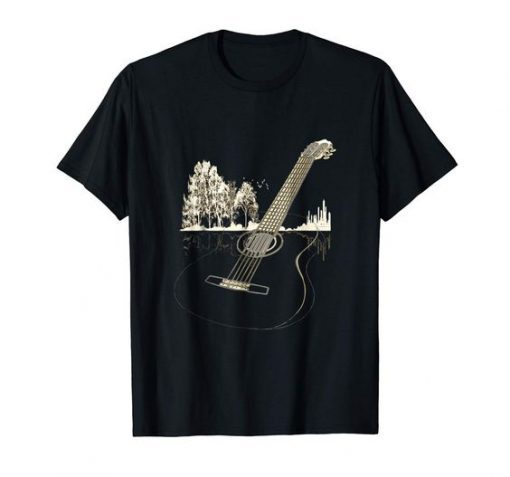 Acoustic Guitar in Nature T-Shirt