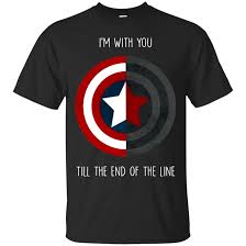 Captain America I'm With You t-shirt